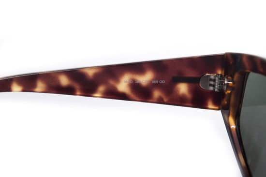 Gianni Versace Tortoise Shell Rechthoekige Zonnebril. - Image 6