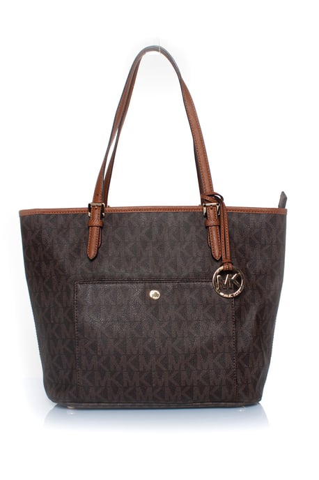 Michael kors Jet set canvas logotyp shopper - Image 1