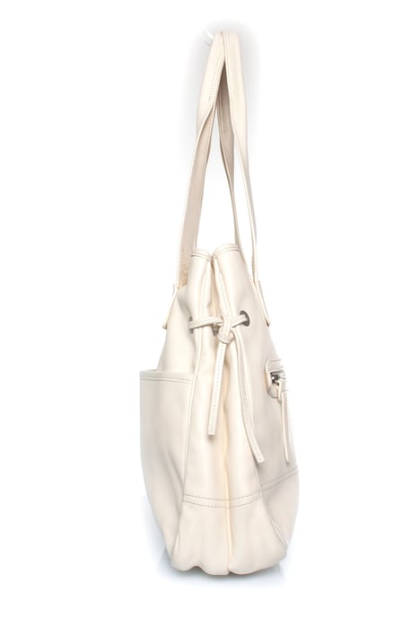 Hogan witte leren shopper - Image 4