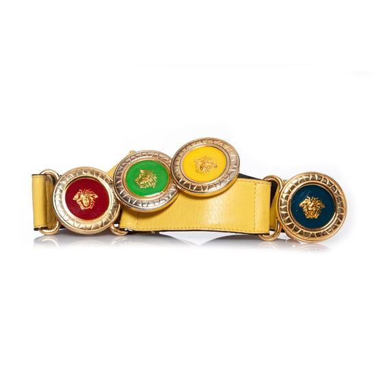 Gianni Versace Medusa midjebälte i läder - Image 1