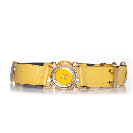 Gianni Versace Medusa midjebälte i läder - Image 3