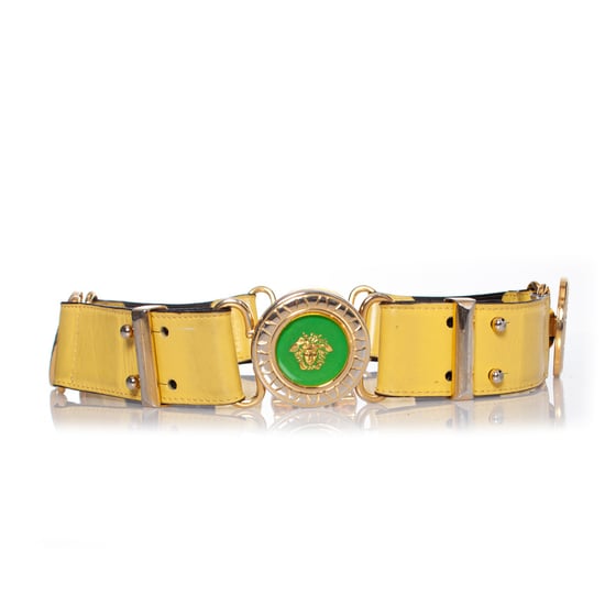 Gianni Versace Medusa midjebälte i läder - Image 4
