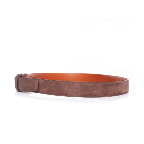 Santoni bruine suède riem - Image 5