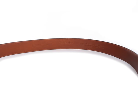 Santoni bruine suède riem - Image 6