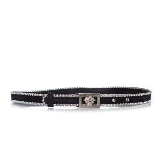 Gianni Versace canvasbälte medusa och strass - Image 1