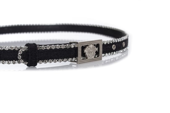 Gianni Versace canvasbälte medusa och strass - Image 6