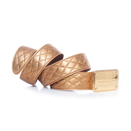 Dolce & Gabbana Gouden leren gewatteerde riem - Image 3