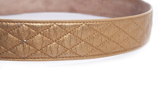 Dolce & Gabbana Gouden leren gewatteerde riem - Image 6