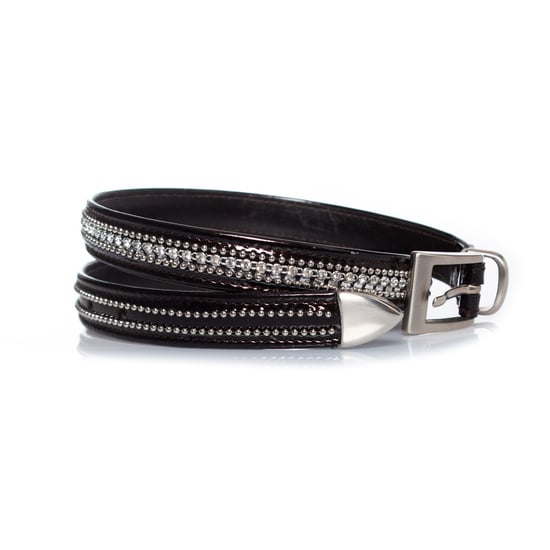 Gianni Versace lackbälte med strass - Image 3