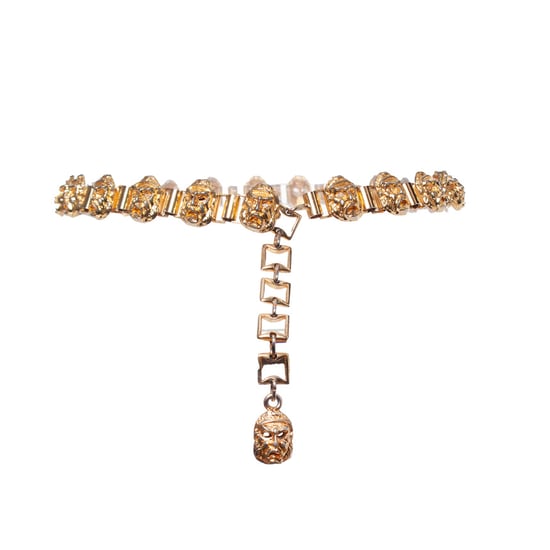 Gianni Versace guldfärgad kedjeteaterbälte - Image 1