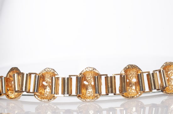 Gianni Versace guldfärgad kedjeteaterbälte - Image 5