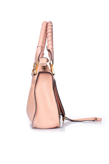 Chloe Small leather Marcie Bag in Fallow pink - Image 4
