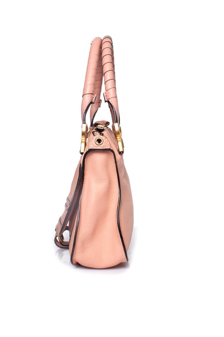 Chloe Small leather Marcie Bag in Fallow pink - Image 5