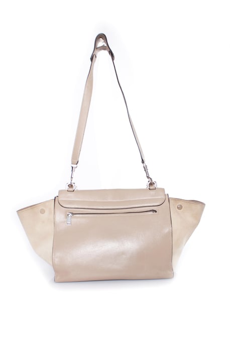 Celine Trapeze-väska i beige. - Image 2