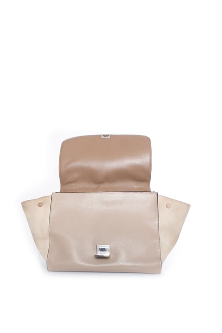 Celine Trapeze-väska i beige. - Image 3