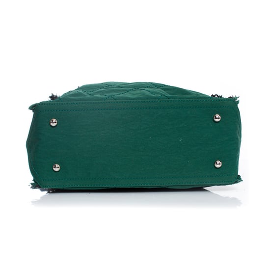 Chanel Groene gewatteerde canvas tas - Image 5