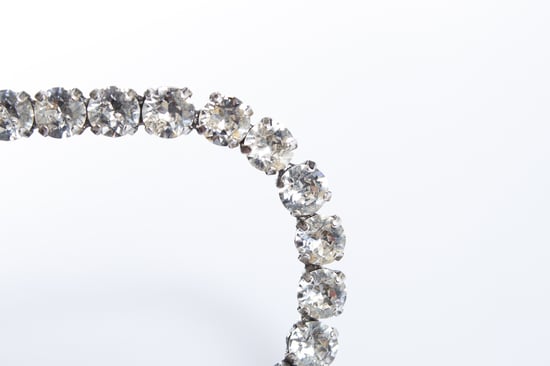Saint Laurent Crystal XL rökfärgade ovala droppörhängen - Image 5