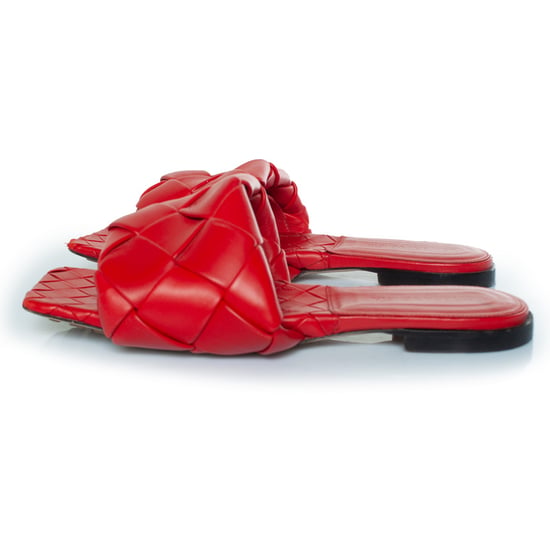 Bottega Veneta Röda Lido-sandaler i läder - Image 2