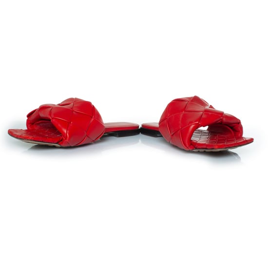 Bottega Veneta Röda Lido-sandaler i läder - Image 3