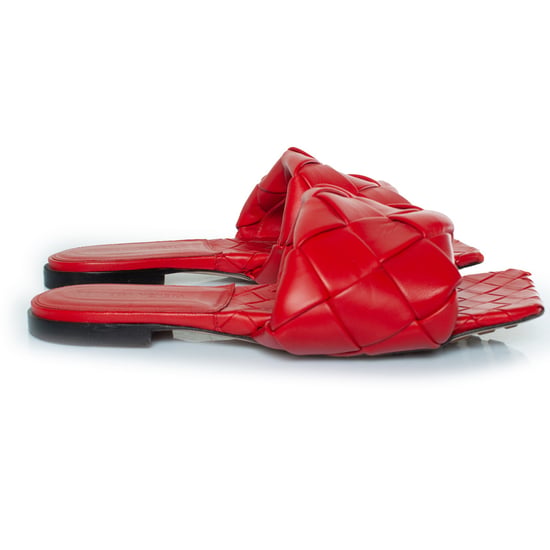 Bottega Veneta Röda Lido-sandaler i läder - Image 4