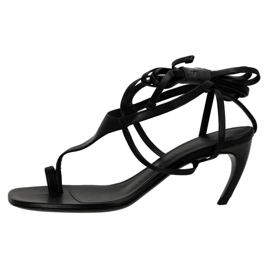 De Attico Nova 65MM sandalen in zwart leer - Image 2