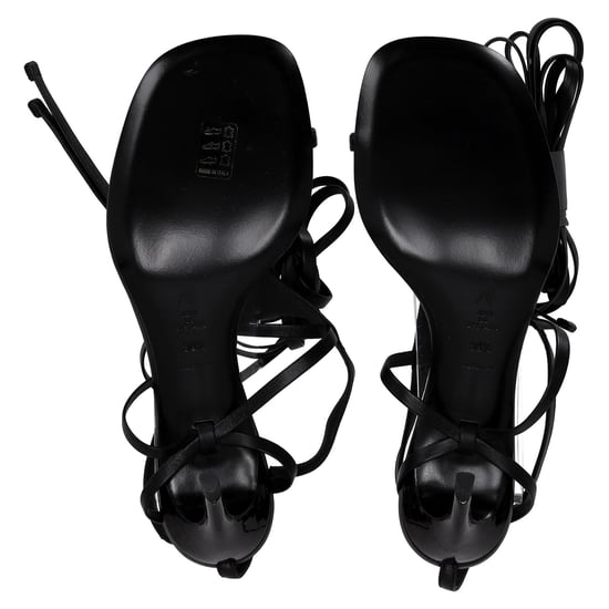 De Attico Nova 65MM sandalen in zwart leer - Image 5