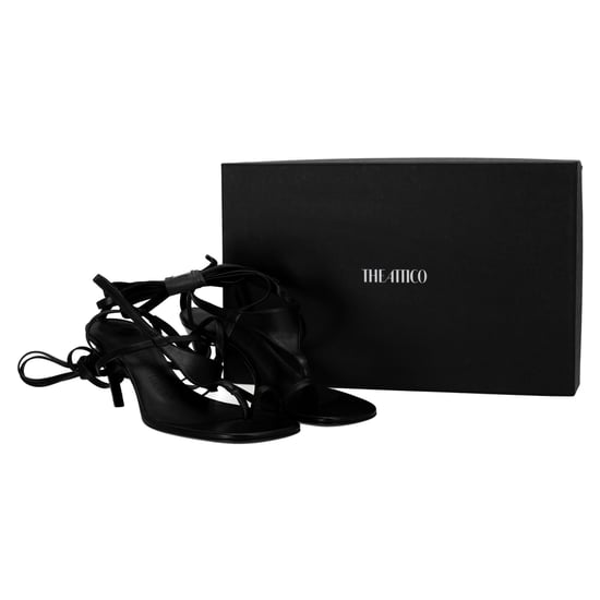 De Attico Nova 65MM sandalen in zwart leer - Image 6