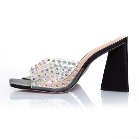 Schutz perspex muiltjes met strass steentjes - Image 2