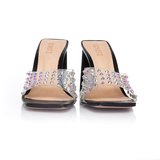 Schutz perspex muiltjes met strass steentjes - Image 3