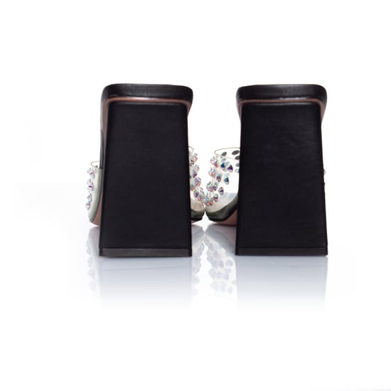 Schutz perspex muiltjes met strass steentjes - Image 4