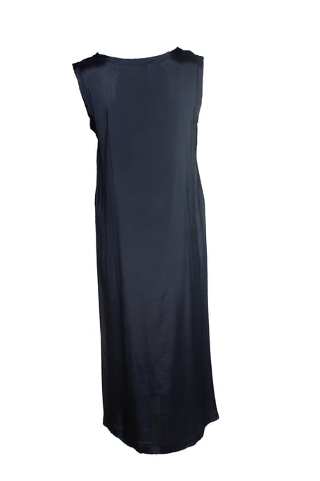 JIL SANDER blue dress with raw edges - Image 3