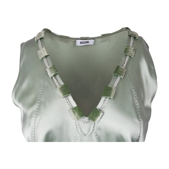 Moschino Pärlad V-ringad Klänning - '00-tal - Image 5