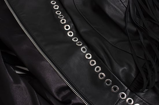 Philipp Plein klänning med fransar i läder - Image 6