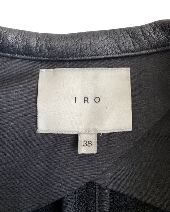 Iro Svart Fleeceull Kavaj för Kvällen - Image 6