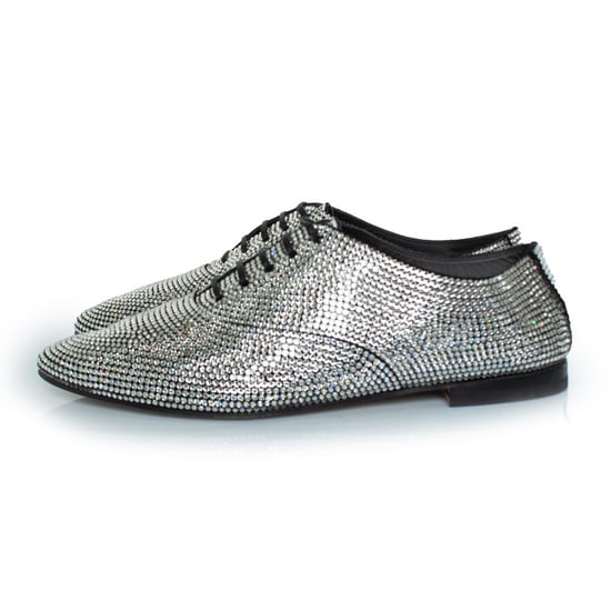 Saint Laurent Derby med snörning och strass - Image 2