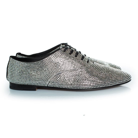 Saint Laurent Derby med snörning och strass - Image 4