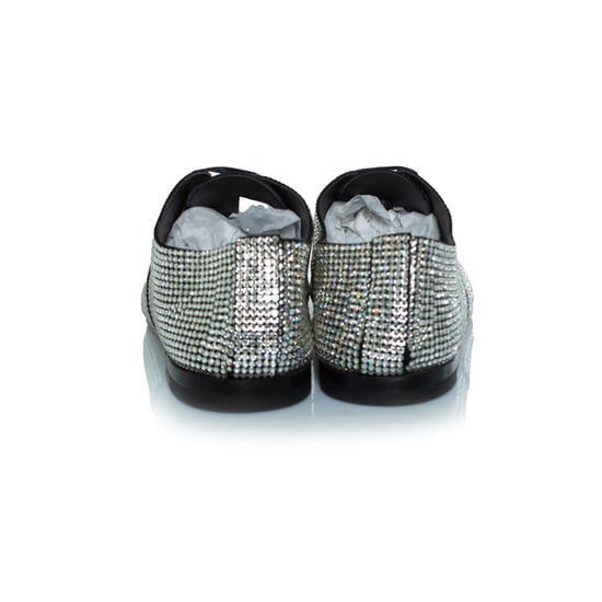 Saint Laurent Derby med snörning och strass - Image 5