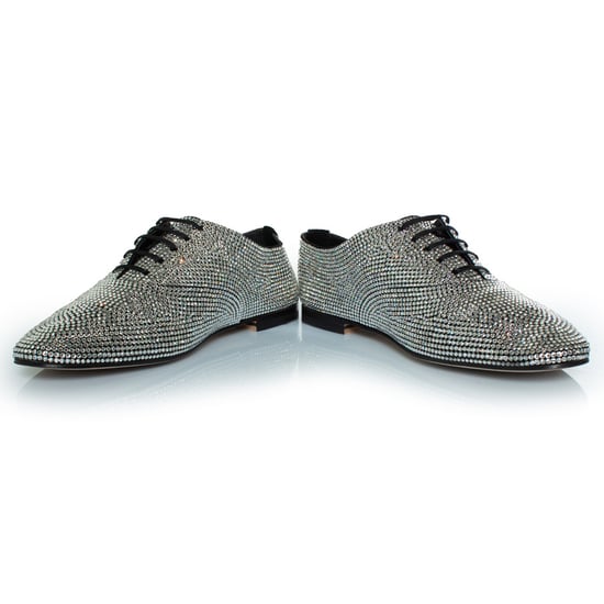Saint Laurent Derby med snörning och strass - Image 6