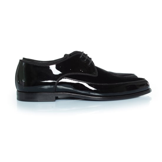 Saint Laurent Derby i lack och mocka med snörning - Image 4