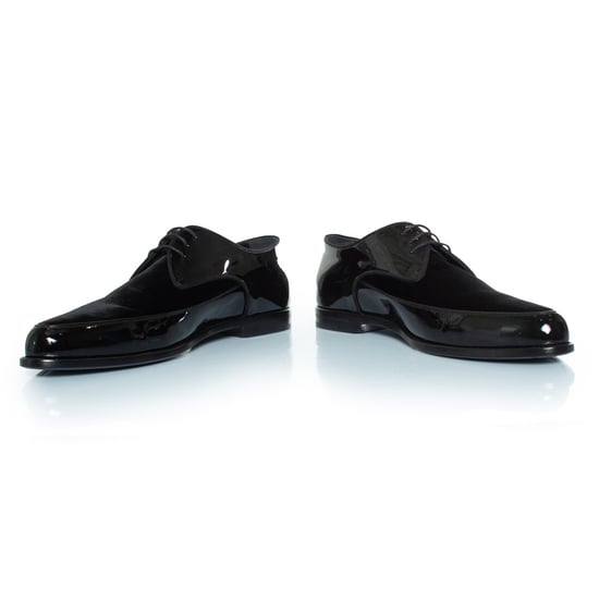 Saint Laurent Derby i lack och mocka med snörning - Image 6