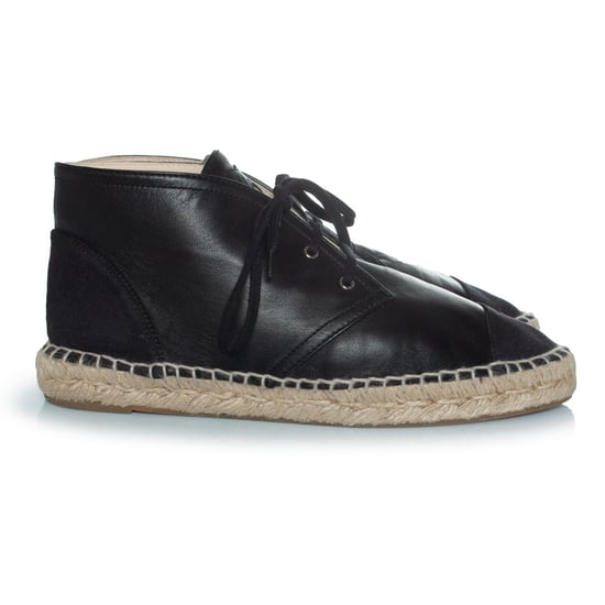 Chanel – Svarta höga espadriller med ankelboots - Image 4