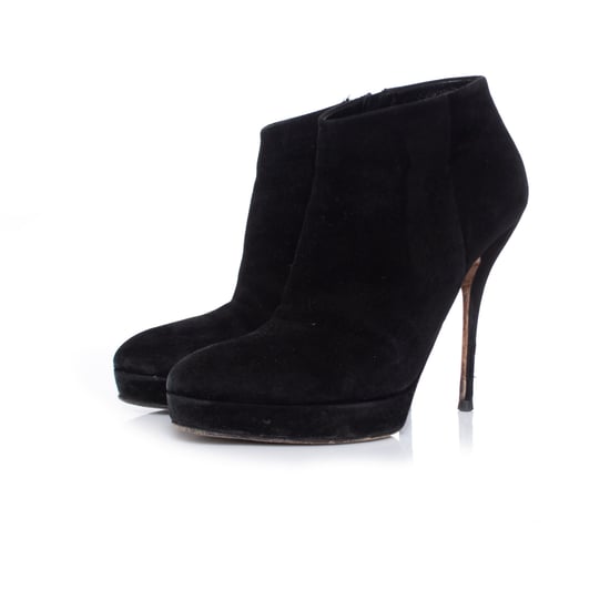 Gucci Black suede platform ankle boots - Image 1