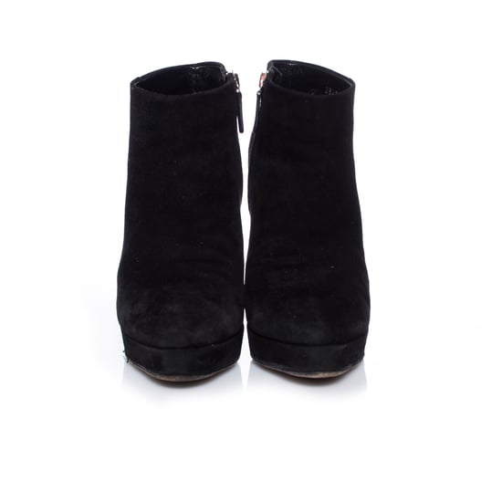 Gucci Black suede platform ankle boots - Image 5