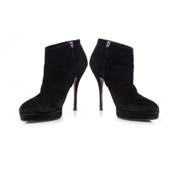Gucci Black suede platform ankle boots - Image 6