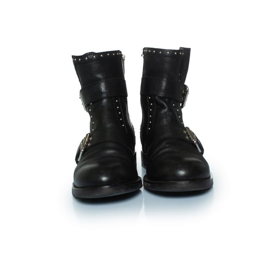 Jimmy Choo Blyss läderstövlar med nitar - Image 5