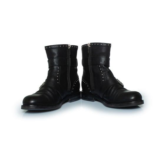 Jimmy Choo Blyss läderstövlar med nitar - Image 6