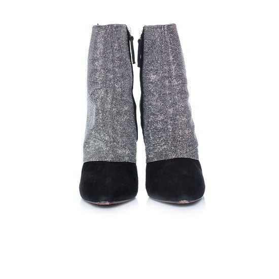 Giuseppe Zanotti ankelboots med kristallmesh - Image 4