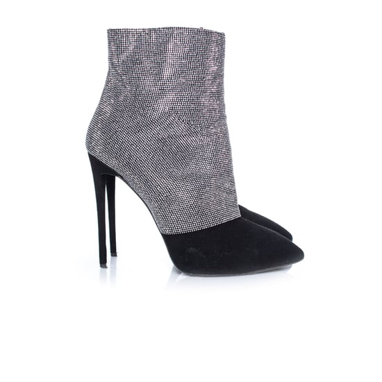 Giuseppe Zanotti ankelboots med kristallmesh - Image 5