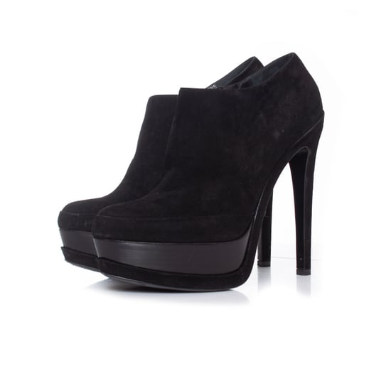 Christian Dior Svarta "Ränder" Skostövlar - Image 1