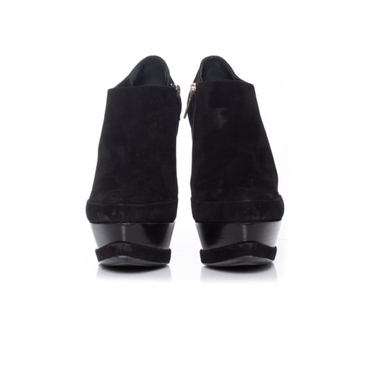 Christian Dior Svarta "Ränder" Skostövlar - Image 5